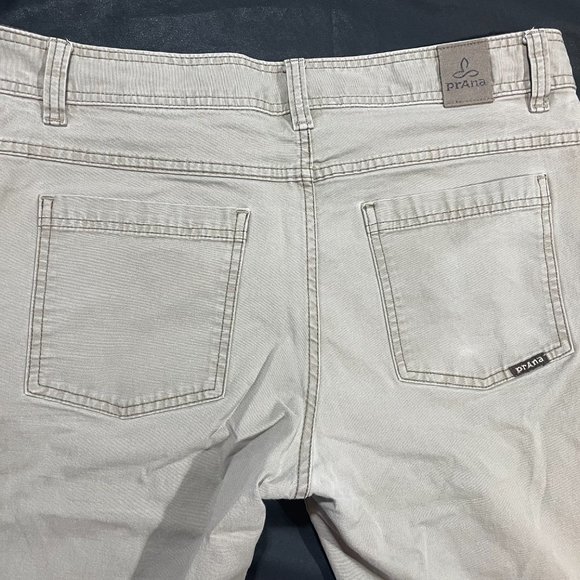 Prana Light Tan Pants Slim Fit 34x30 - Picture 3 of 4